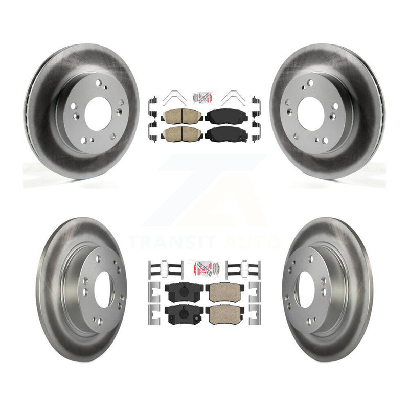 Transit Auto KGA-101904 Disc Brake Kit for 2012-2014 Honda Civic - Front and Rear