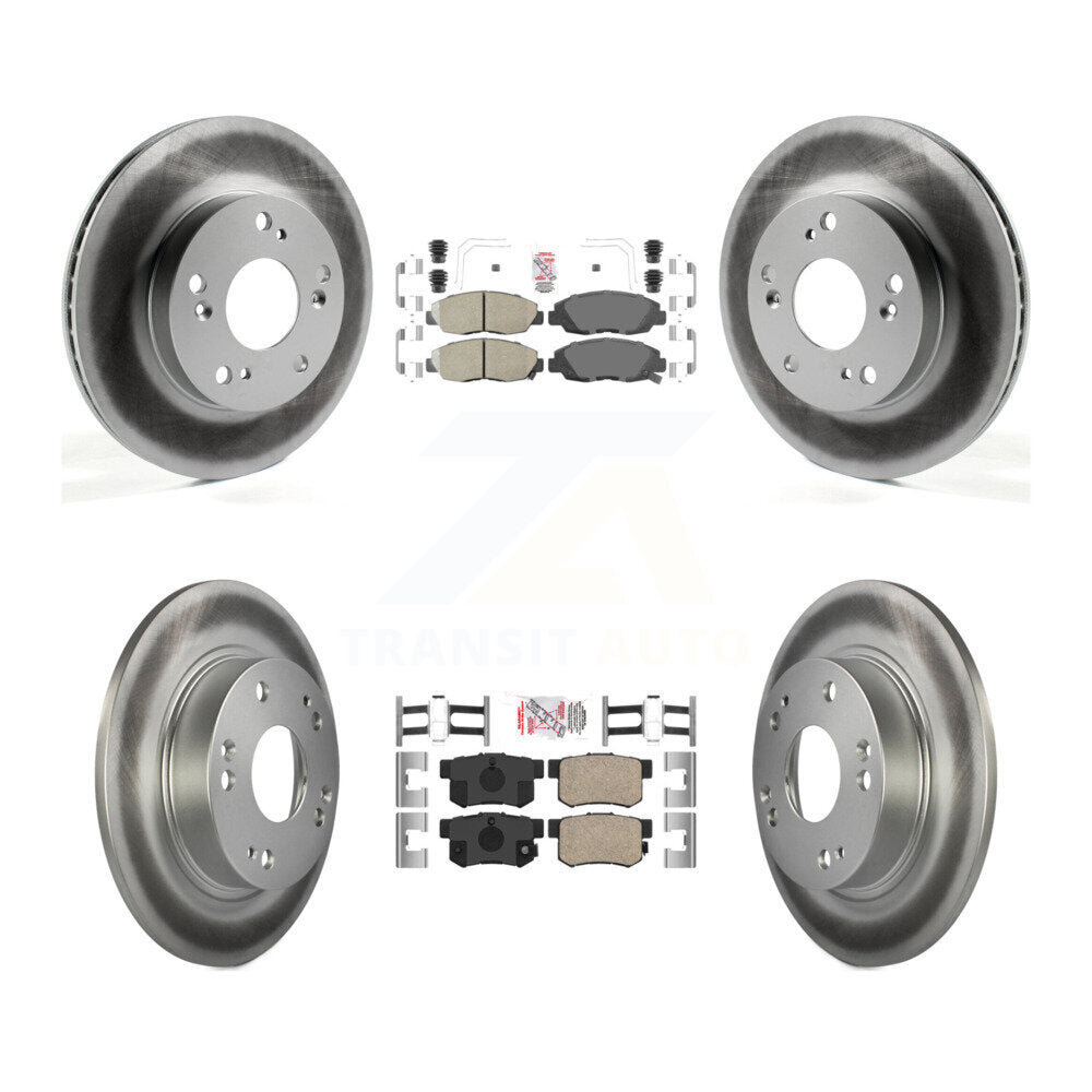 Transit Auto KGA-101905 Disc Brake Kit for 2012-2014 Honda Civic - Front and Rear