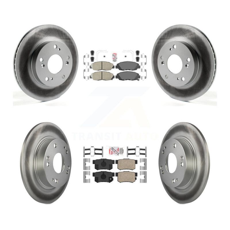 Transit Auto KGA-101905 Disc Brake Kit for 2012-2014 Honda Civic - Front and Rear