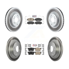 Transit Auto KGA-101906 Disc Brake Kit for 2012-2015 Acura ILX, Honda Civic - Front and Rear