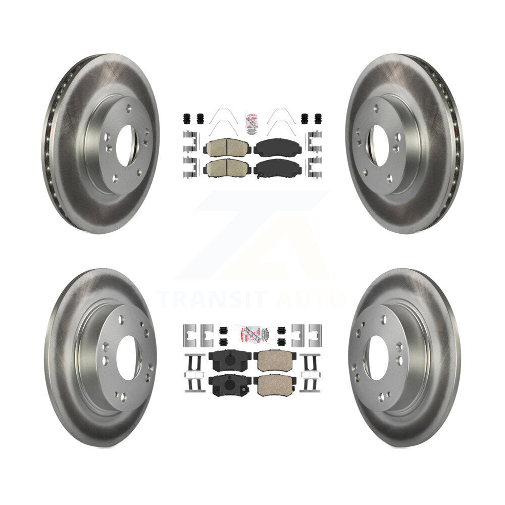 Transit Auto KGA-101908 Disc Brake Kit for 2006-2011 Acura CSX - Front and Rear