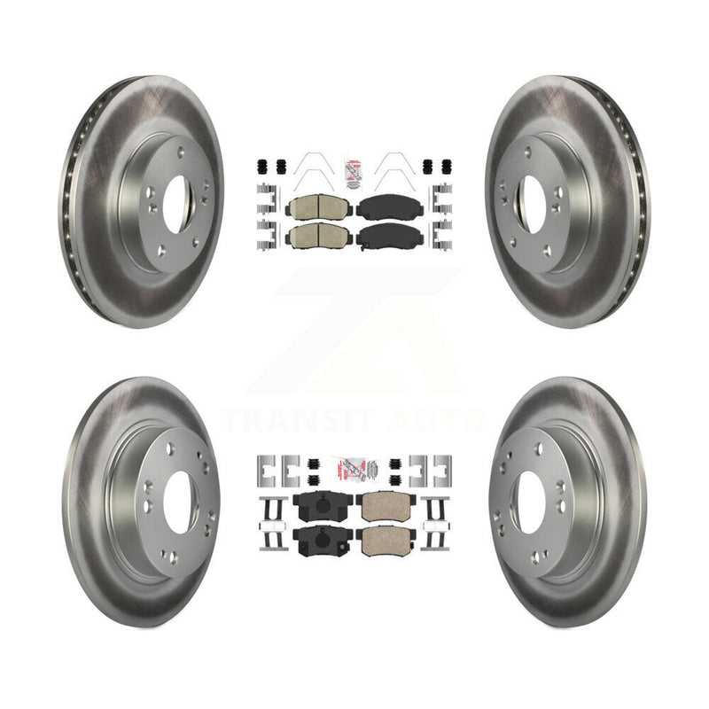 Transit Auto KGA-101908 Disc Brake Kit for 2006-2011 Acura CSX - Front and Rear