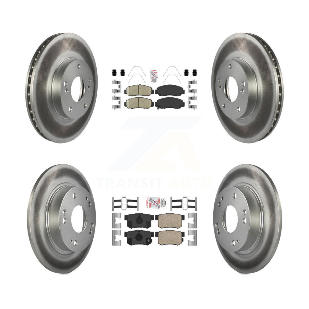 Transit Auto KGA-101910 Disc Brake Kit for 2006-2011 Acura CSX - Front and Rear