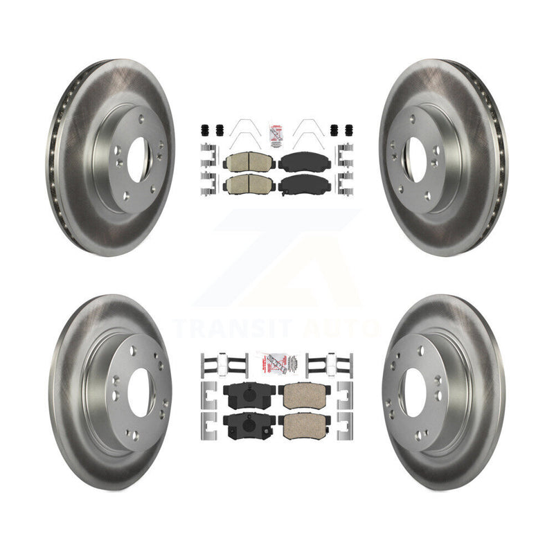 Transit Auto KGA-101910 Disc Brake Kit for 2006-2011 Acura CSX - Front and Rear