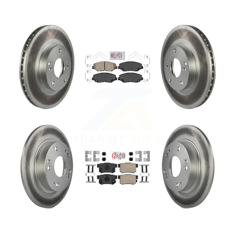 Transit Auto KGA-101912 Disc Brake Kit for 2013-2015 Honda Civic - Front and Rear