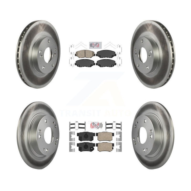 Transit Auto KGA-101914 Disc Brake Kit for 2013-2015 Honda Civic - Front and Rear