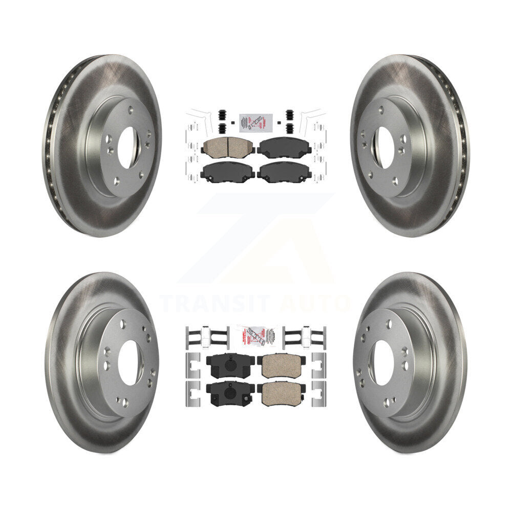 Transit Auto KGA-101915 Disc Brake Kit for 2013-2015 Honda Civic - Front and Rear