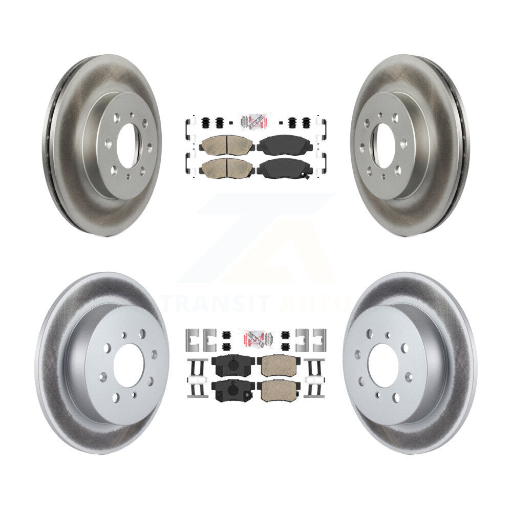 Transit Auto KGA-101916 Disc Brake Kit for 2001-2005 Honda Civic, Acura EL - Front and Rear