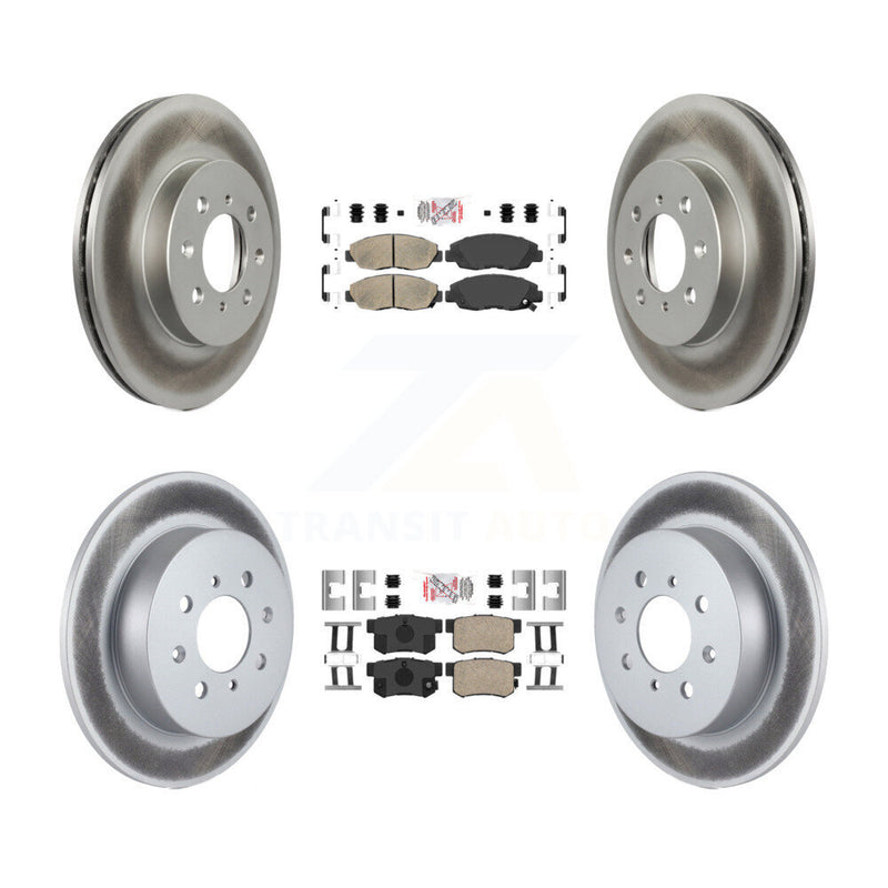 Transit Auto KGA-101916 Disc Brake Kit for 2001-2005 Honda Civic, Acura EL - Front and Rear