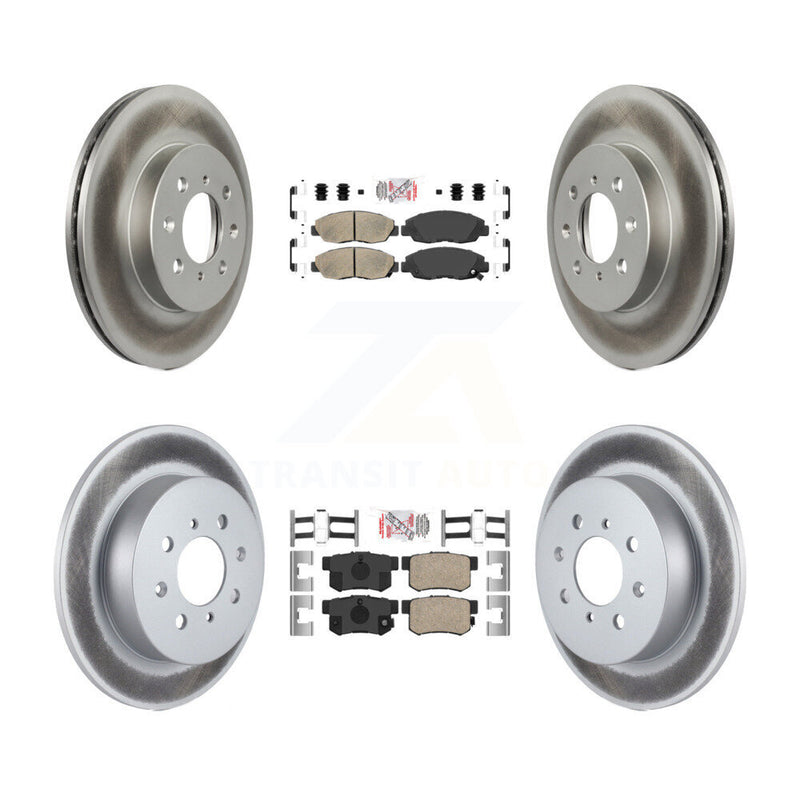Transit Auto KGA-101918 Disc Brake Kit for 2001-2005 Honda Civic, Acura EL - Front and Rear