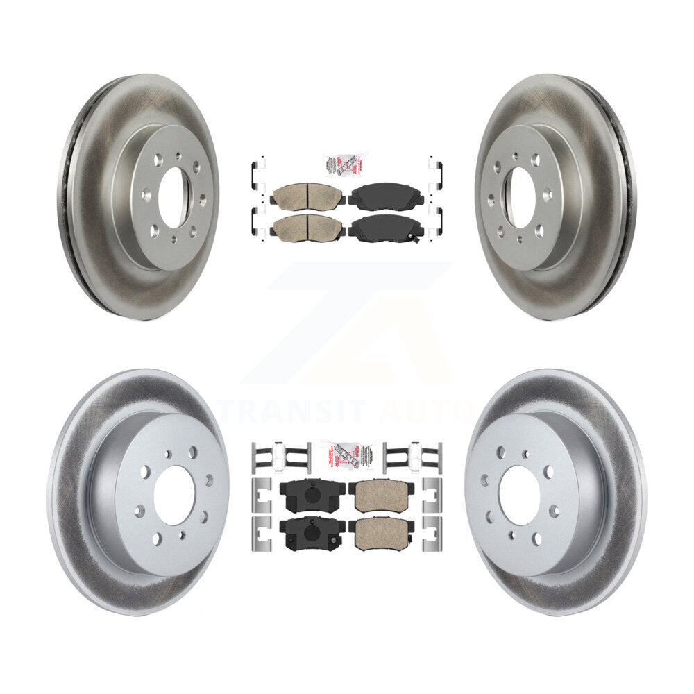 Transit Auto KGA-101919 Disc Brake Kit for 2001-2005 Honda Civic, Acura EL - Front and Rear