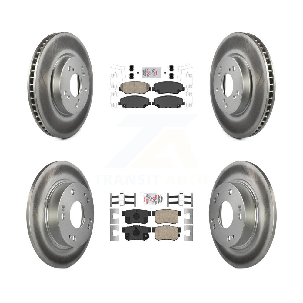 Transit Auto KGA-101923 Disc Brake Kit for 2015 Honda Civic - Front and Rear