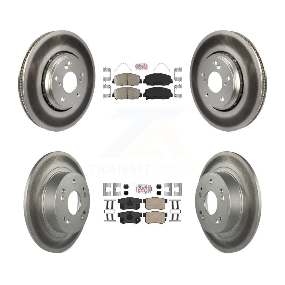 Transit Auto KGA-101924 Disc Brake Kit for 2017-2022 Acura ILX - Front and Rear