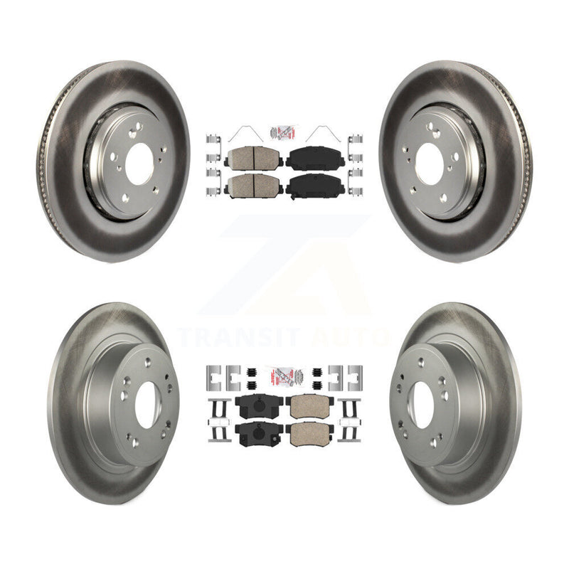 Transit Auto KGA-101924 Disc Brake Kit for 2017-2022 Acura ILX - Front and Rear