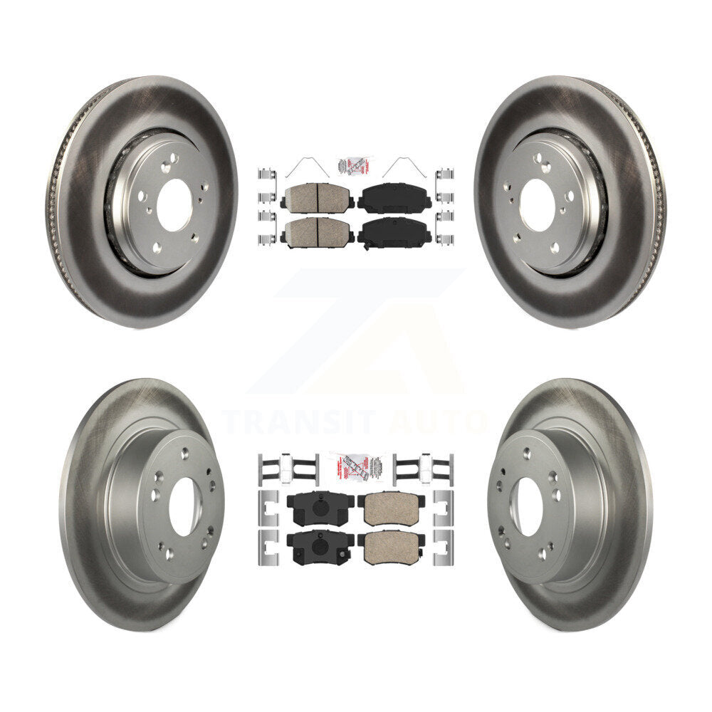 Transit Auto KGA-101925 Disc Brake Kit for 2017-2022 Acura ILX - Front and Rear