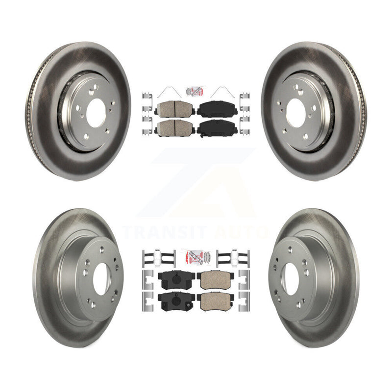 Transit Auto KGA-101925 Disc Brake Kit for 2017-2022 Acura ILX - Front and Rear