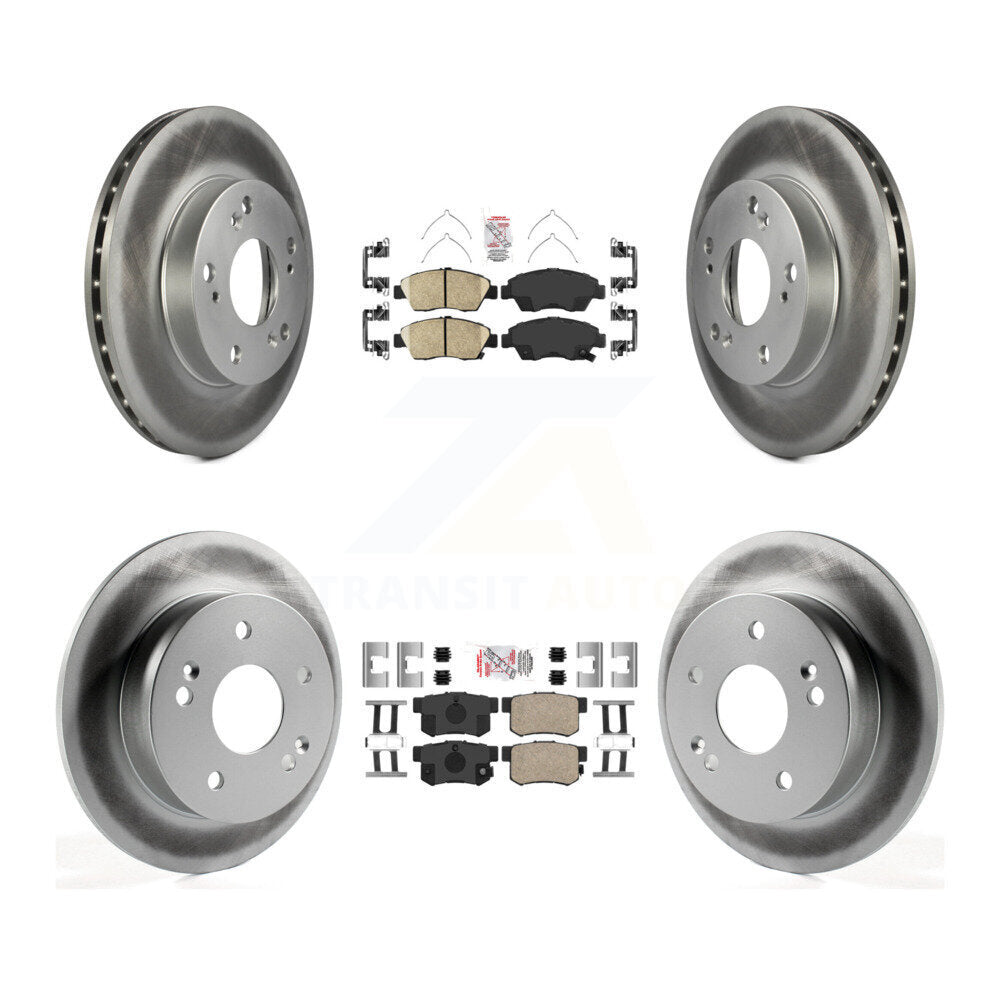 Transit Auto KGA-101926 Disc Brake Kit for 2002-2006 Honda Civic, Acura RSX - Front and Rear