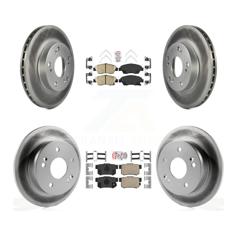 Transit Auto KGA-101927 Disc Brake Kit for 2002-2006 Honda Civic, Acura RSX - Front and Rear