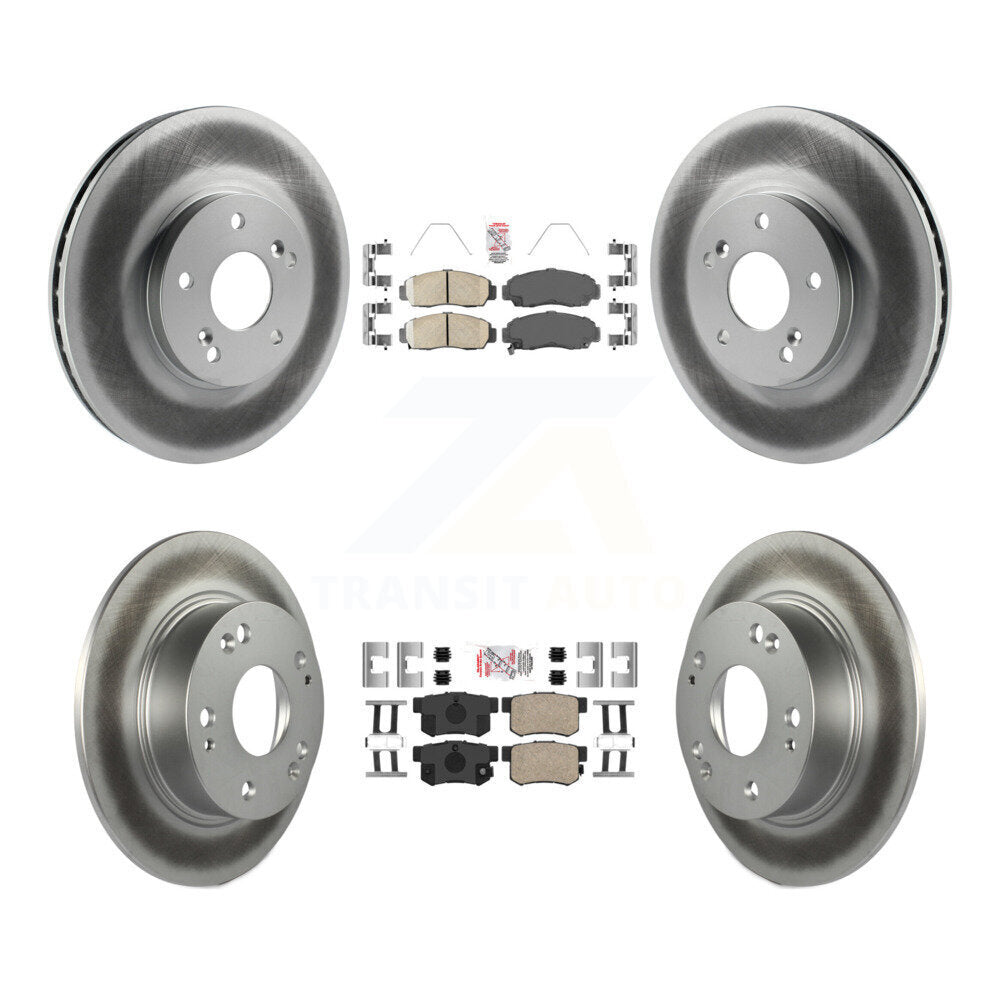 Transit Auto KGA-101928 Disc Brake Kit for 2003-2008 Honda Accord, Acura TSX - Front and Rear