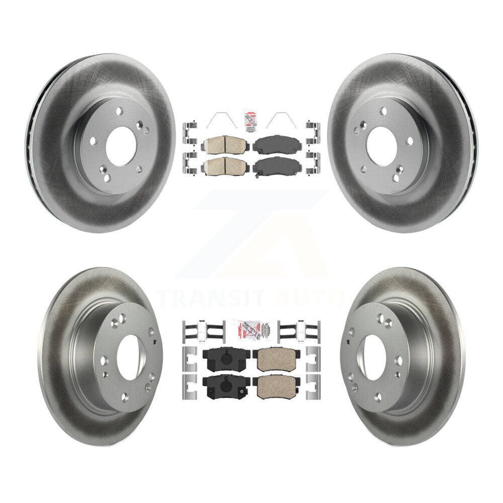 Transit Auto KGA-101930 Disc Brake Kit for 2003-2008 Honda Accord, Acura TSX - Front and Rear