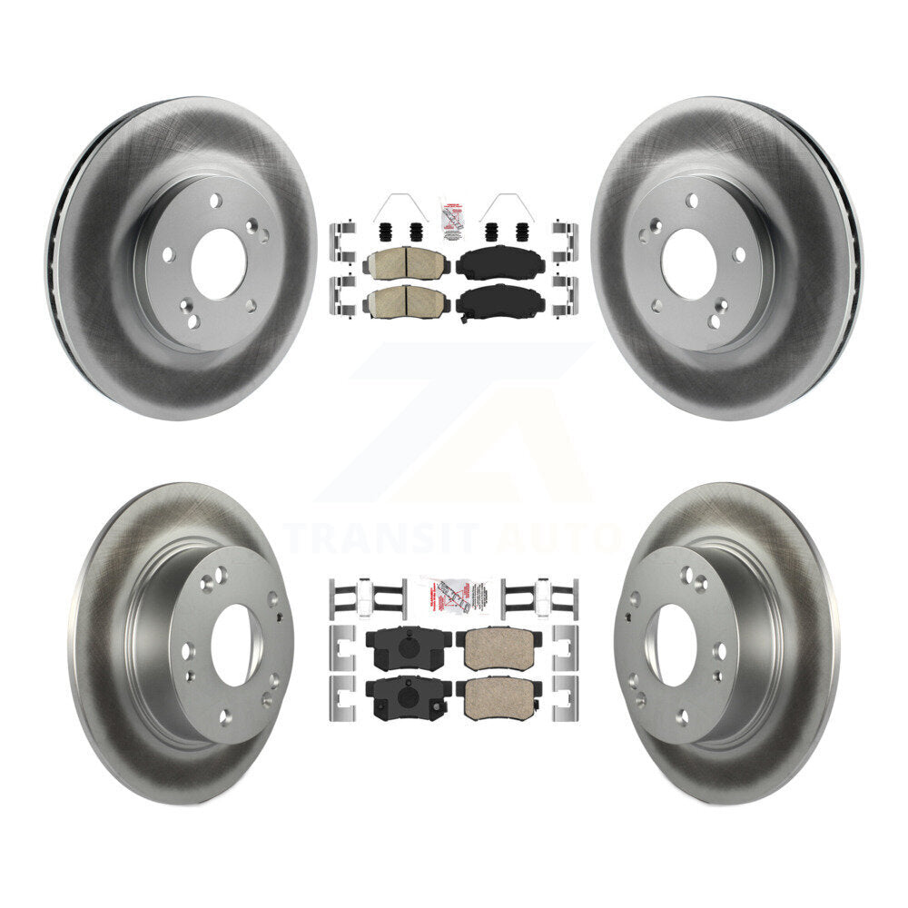 Transit Auto KGA-101931 Disc Brake Kit for 2003-2008 Honda Accord, Acura TSX - Front and Rear