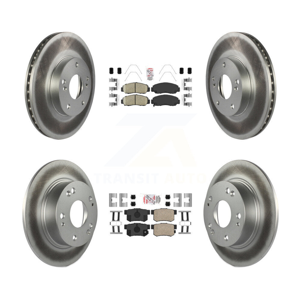 Transit Auto KGA-101933 Disc Brake Kit for 2003-2007 Honda Accord - Front and Rear