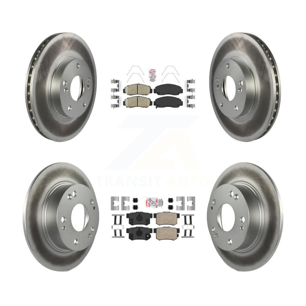 Transit Auto KGA-101934 Disc Brake Kit for 2003-2007 Honda Accord - Front and Rear