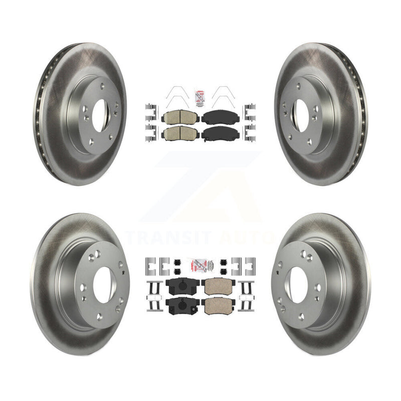 Transit Auto KGA-101934 Disc Brake Kit for 2003-2007 Honda Accord - Front and Rear