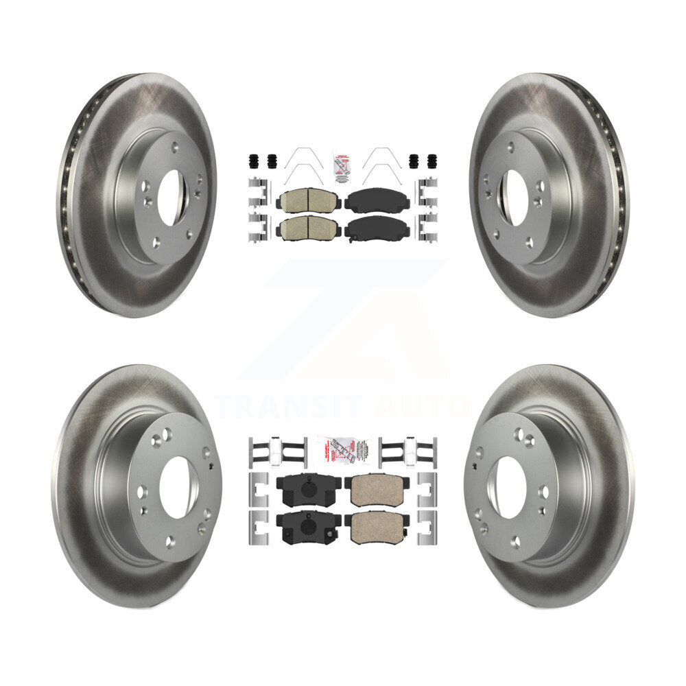 Transit Auto KGA-101935 Disc Brake Kit for 2003-2007 Honda Accord - Front and Rear