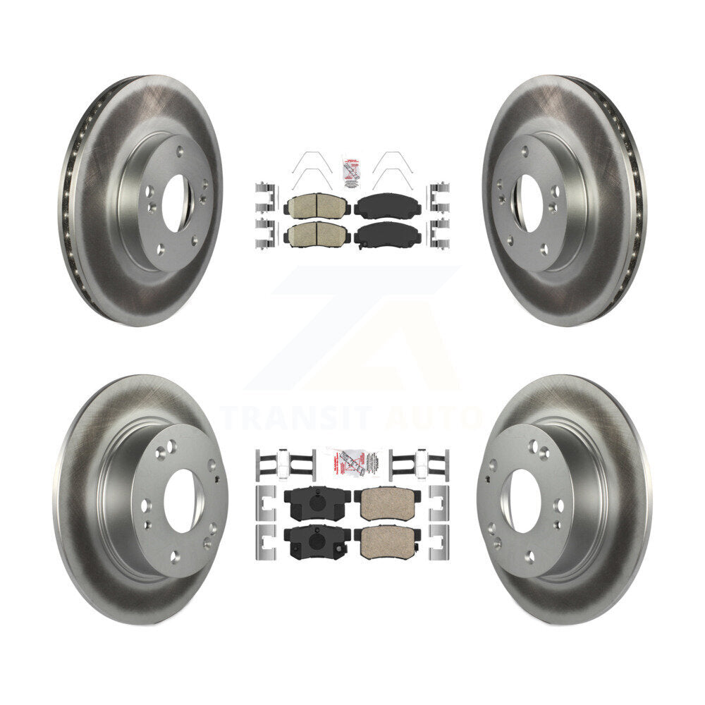 Transit Auto KGA-101936 Disc Brake Kit for 2003-2007 Honda Accord - Front and Rear