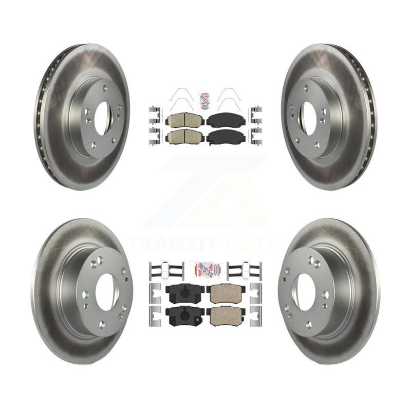 Transit Auto KGA-101936 Disc Brake Kit for 2003-2007 Honda Accord - Front and Rear