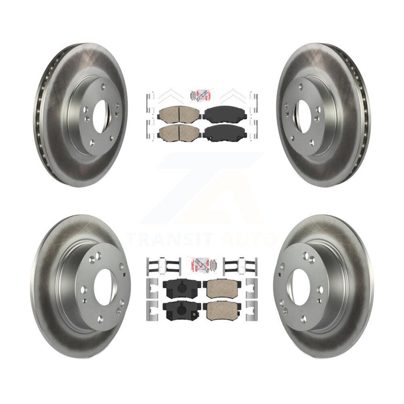 Transit Auto KGA-101937 Disc Brake Kit for 2003-2007 Honda Accord - Front and Rear