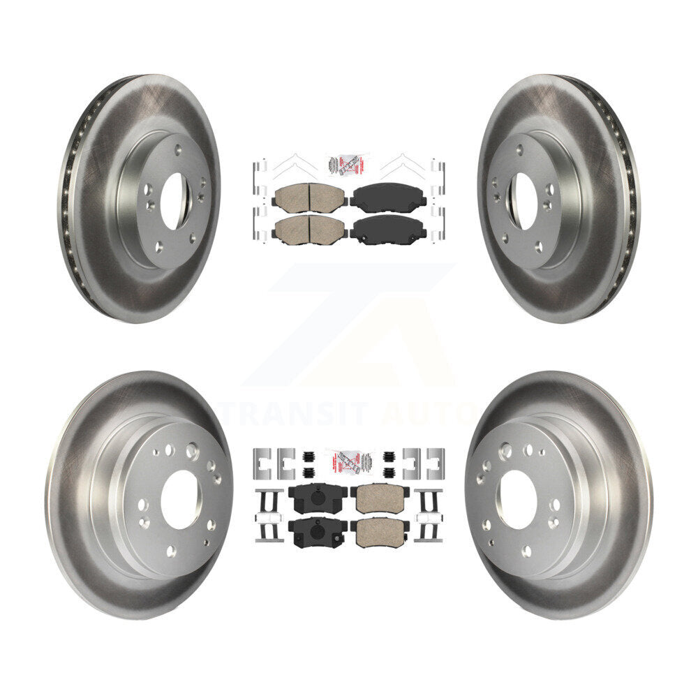 Transit Auto KGA-101942 Disc Brake Kit for 2003-2011 Honda Element - Front and Rear