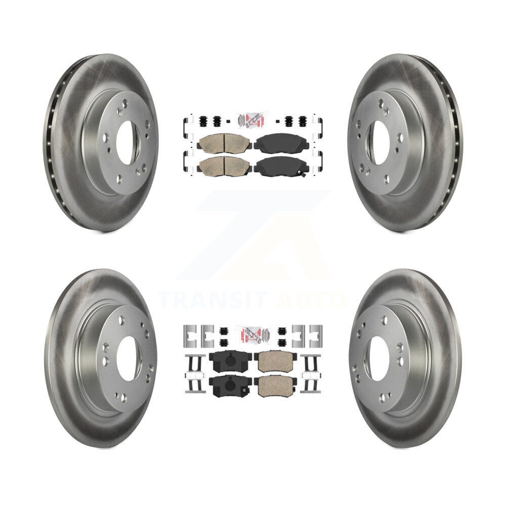 Transit Auto KGA-101964 Disc Brake Kit for 2006-2011 Honda Civic - Front and Rear