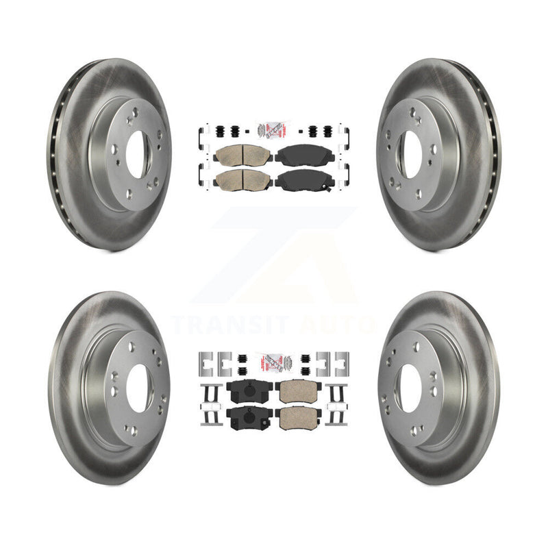 Transit Auto KGA-101964 Disc Brake Kit for 2006-2011 Honda Civic - Front and Rear