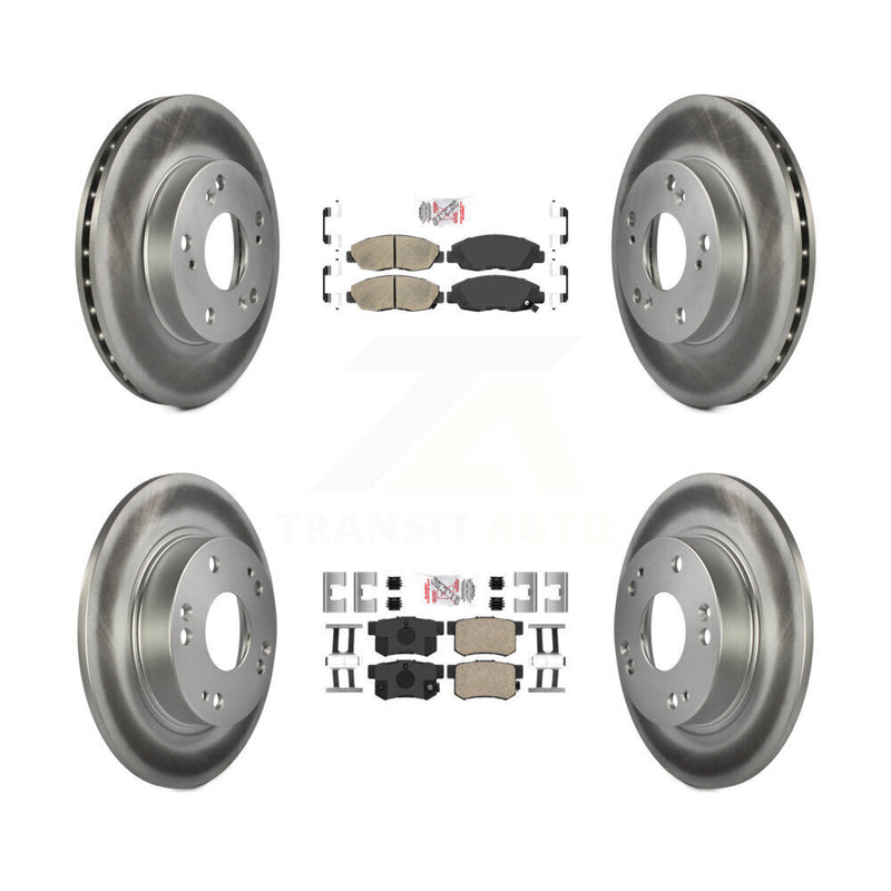 Transit Auto KGA-101965 Disc Brake Kit for 2006-2011 Honda Civic - Front and Rear
