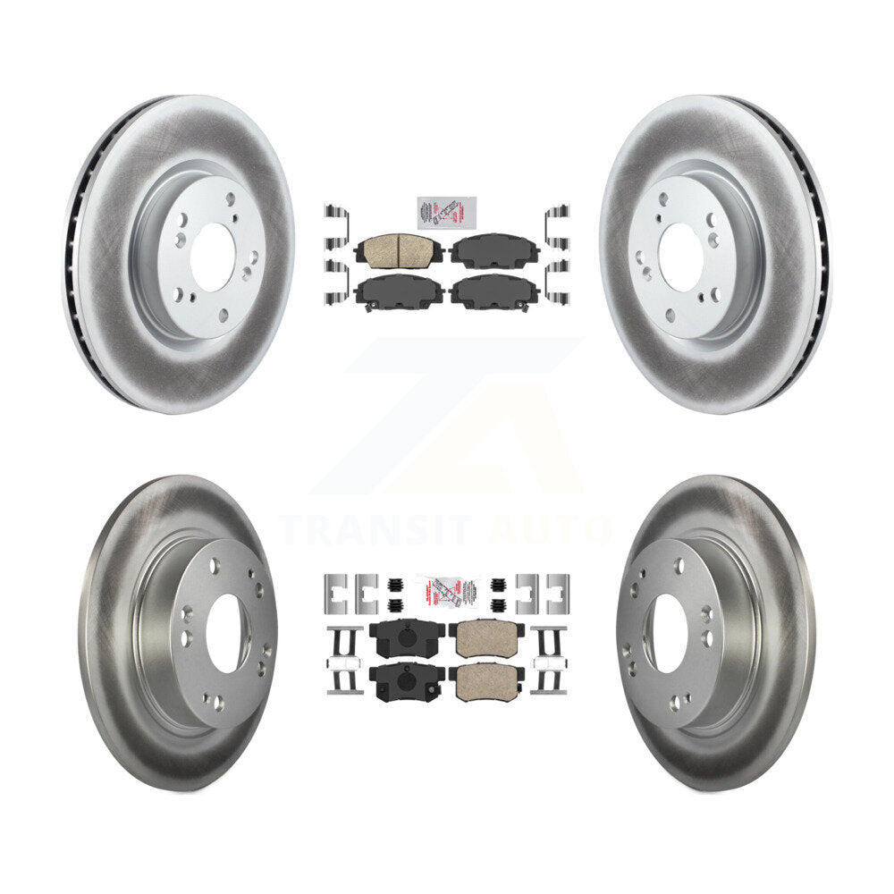 Transit Auto KGA-101966 Disc Brake Kit for 2006-2011 Acura CSX, Honda Civic - Front and Rear