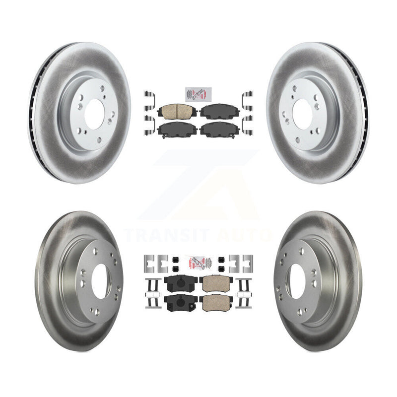 Transit Auto KGA-101966 Disc Brake Kit for 2006-2011 Acura CSX, Honda Civic - Front and Rear