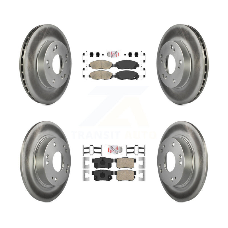 Transit Auto KGA-101967 Disc Brake Kit for 2006-2011 Honda Civic - Front and Rear