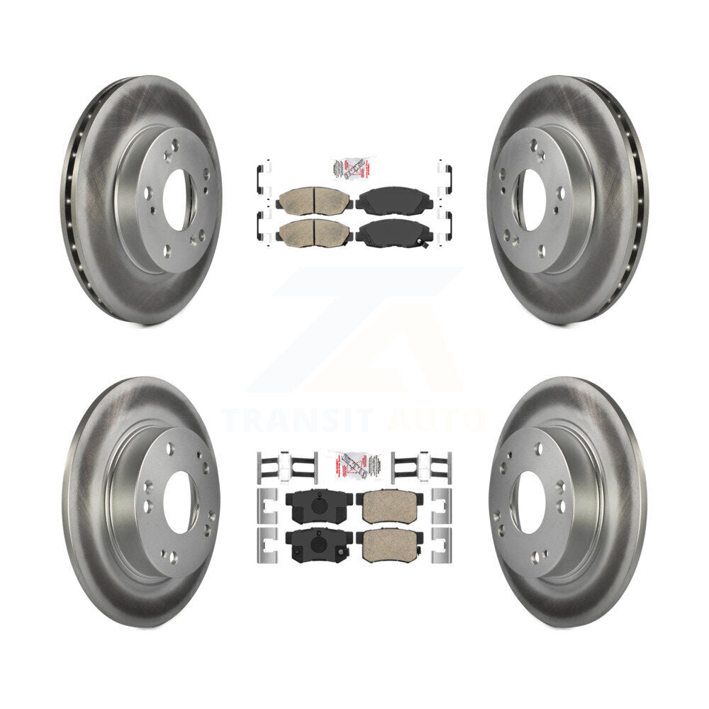 Transit Auto KGA-101968 Disc Brake Kit for 2006-2011 Honda Civic - Front and Rear