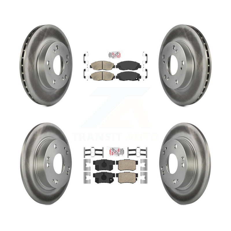 Transit Auto KGA-101968 Disc Brake Kit for 2006-2011 Honda Civic - Front and Rear
