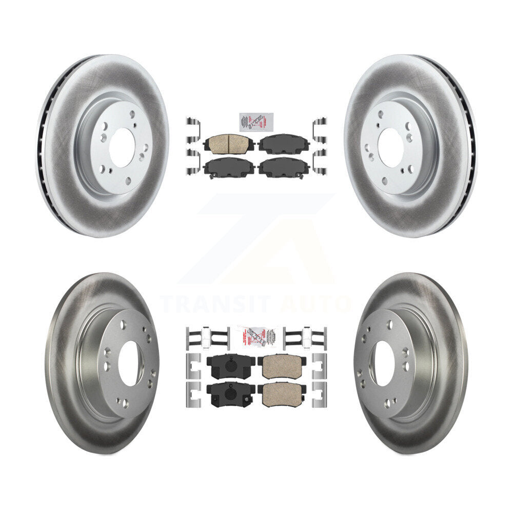 Transit Auto KGA-101969 Disc Brake Kit for 2006-2011 Acura CSX, Honda Civic - Front and Rear