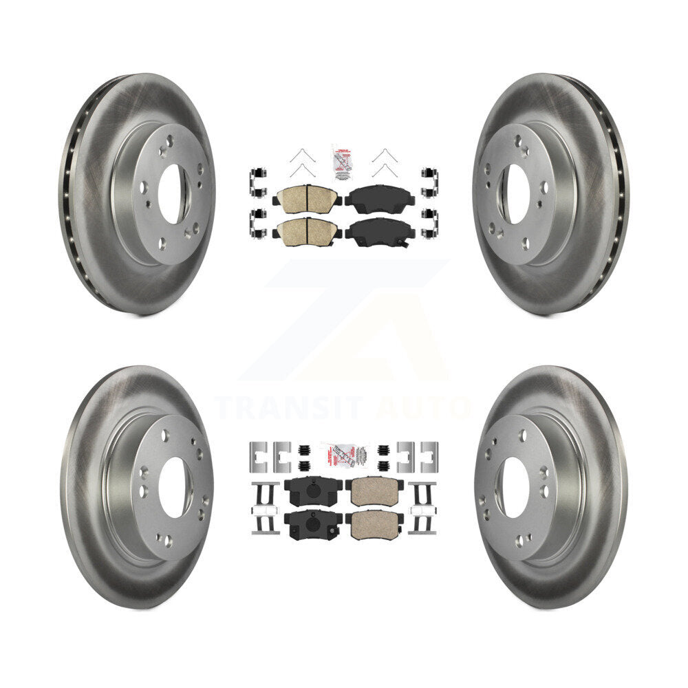 Transit Auto KGA-101974 Disc Brake Kit for 2009-2011 Honda Civic - Front and Rear