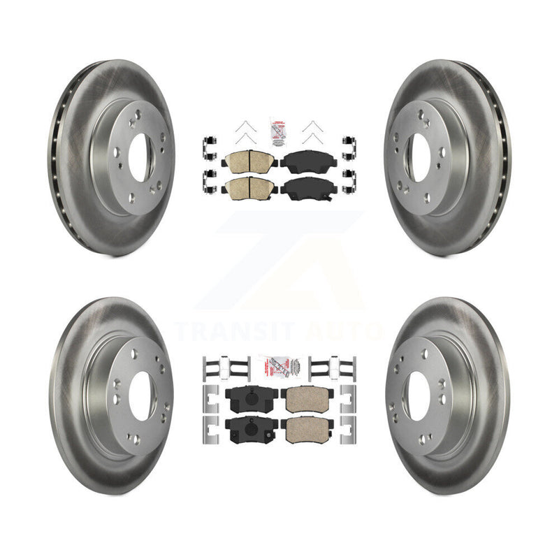 Transit Auto KGA-101975 Disc Brake Kit for 2009-2011 Honda Civic - Front and Rear