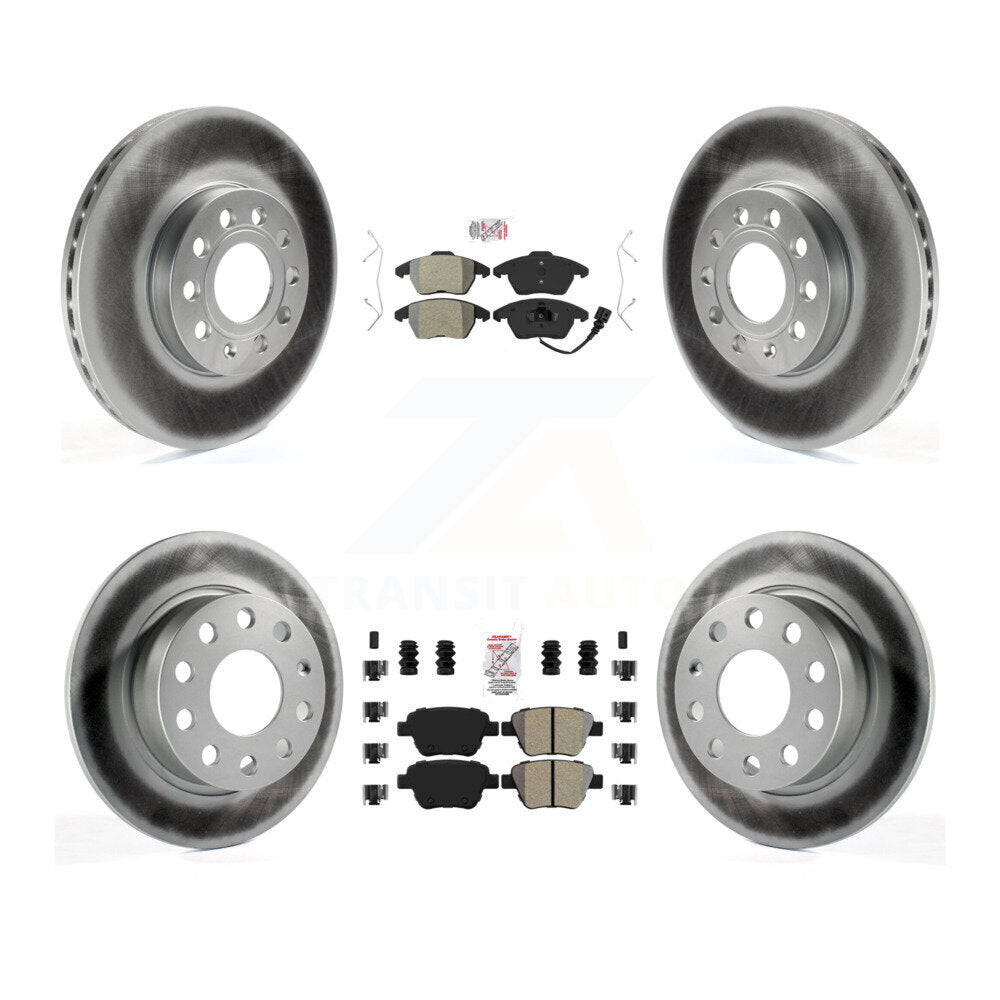 Transit Auto KGA-101991 Disc Brake Kit for 2017-2018 Volkswagen Jetta - Front and Rear