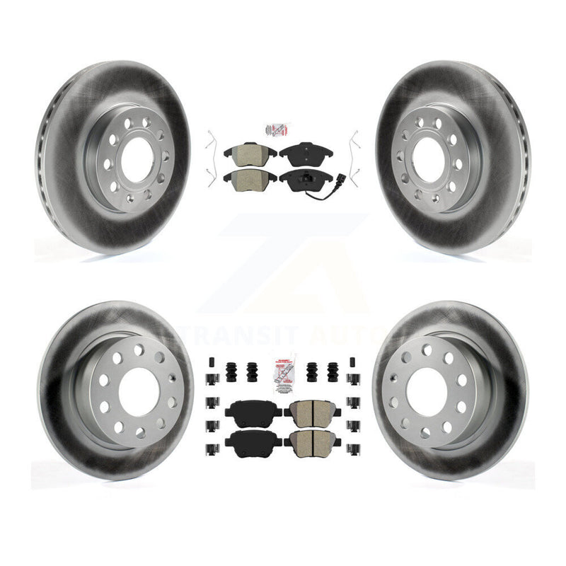 Transit Auto KGA-101991 Disc Brake Kit for 2017-2018 Volkswagen Jetta - Front and Rear