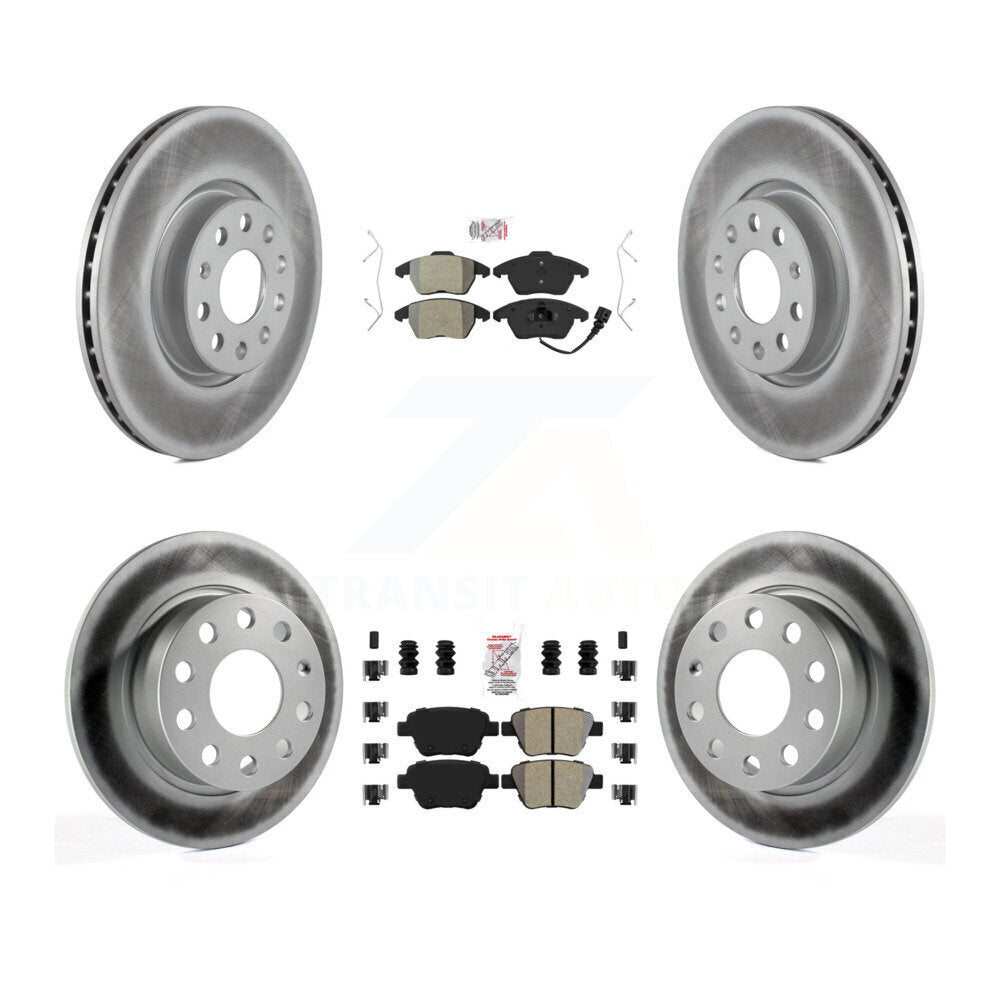 Transit Auto KGA-101993 Disc Brake Kit for 2017-2018 Volkswagen Jetta - Front and Rear