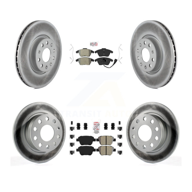 Transit Auto KGA-101993 Disc Brake Kit for 2017-2018 Volkswagen Jetta - Front and Rear