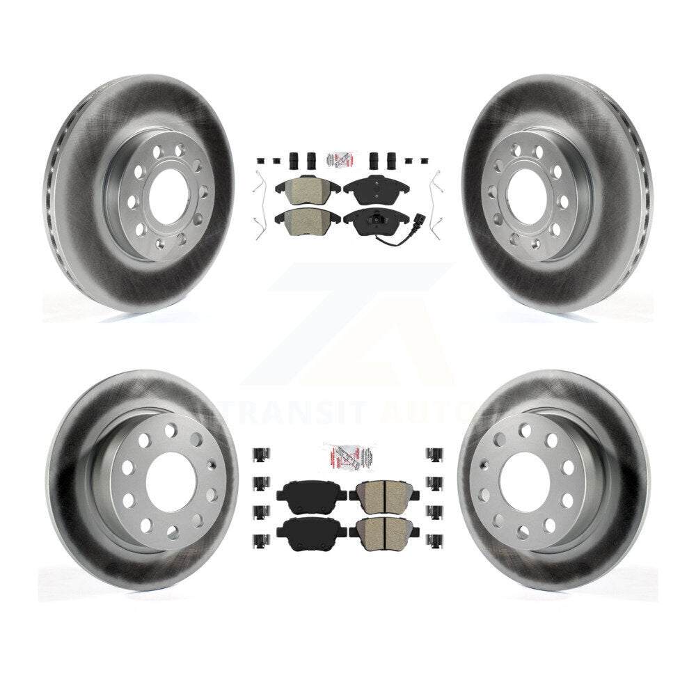 Transit Auto KGA-101996 Disc Brake Kit for 2017-2018 Volkswagen Jetta - Front and Rear