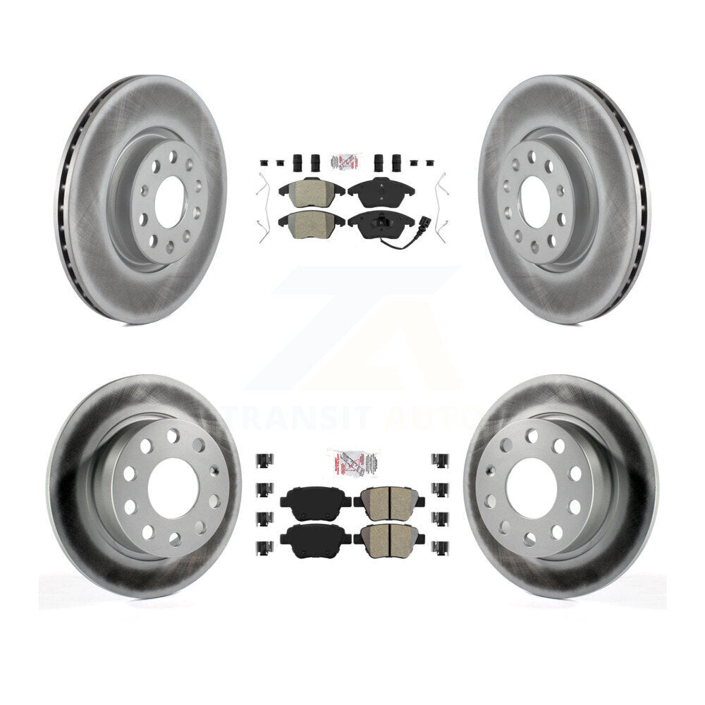 Transit Auto KGA-101998 Disc Brake Kit for 2017-2018 Volkswagen Jetta - Front and Rear